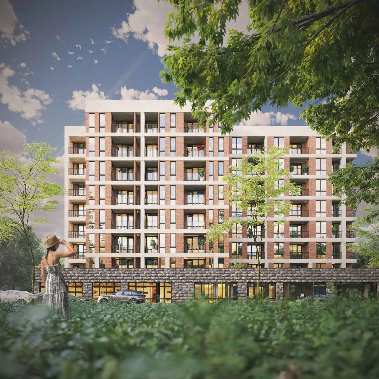 2 ოთახიანი სტუდიოს ტიპის ბინა