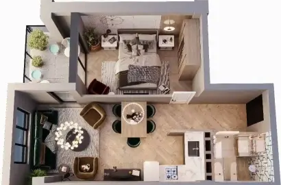 2 ოთახიანი ბინა თელავში