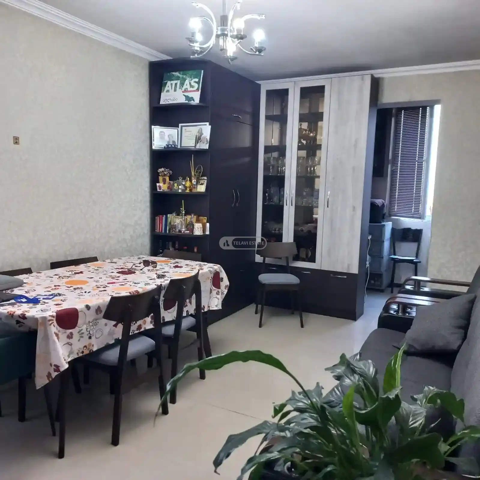 ოროთახნახევრიანი ბინა თელავში
